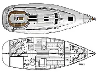 Bavaria 33 Cruiser - Layout image