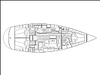 Bavaria 42 Cruiser /3cab - Layout image