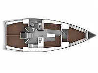 Bavaria Cruiser 37 6 - Layout image