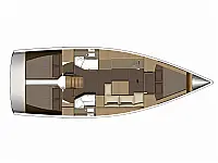 Dufour 382 GL - Layout image