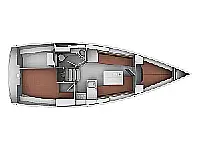 Bavaria 32 - Layout image