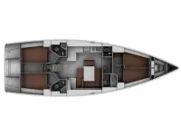 Bavaria Cruiser 45  - Layout image