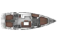 Bavaria Cruiser 51 - Layout image