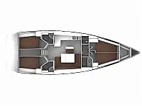 Bavaria Cruiser 46 - Layout image