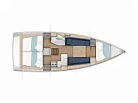 Sun Odyssey 350 - Layout image