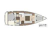 Dufour 335 Grand Large - Layout image