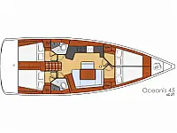 Oceanis 45 - Layout image