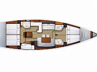 Jeanneau 53 - Layout image