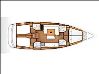 Sun Odyssey 479 - Layout image