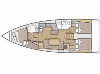 Oceanis 40.1 - Layout image