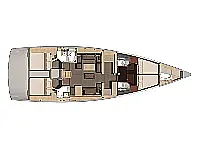 Dufour 56 Exclusive - Layout image