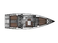 BAVARIA C 46 BT - Layout image