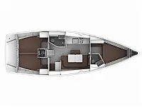 BAVARIA C 41 BT - Layout image