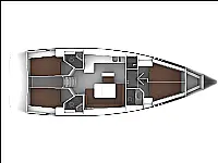 Bavaria Cruiser 46   - Layout image