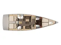 Dufour 56 Exclusive - Layout image