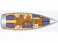 Bavaria 50 Cruiser - Layout image