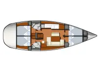 Sun Odyssey 44 i - Layout image