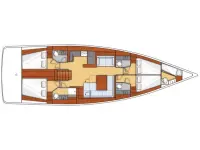 Beneteau Oceanis 55 - Layout image