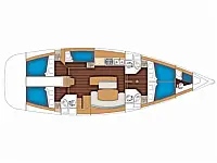 Cyclades 50.5 - Layout image