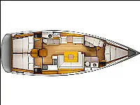 Sun Odyssey 449 - Layout image