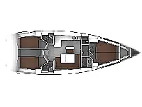 Bavaria Cruiser 46 - Layout image