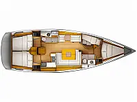 Sun Odyssey 449 - Layout image