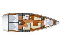 Sun Odyssey 37 - Layout image