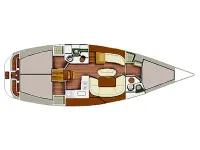 Sun Odyssey 40 - Layout image