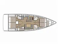 Oceanis 51.1 - Layout image