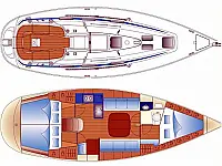 Bavaria 36 /2cab - Layout image