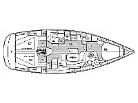 Bavaria 39 Cruiser /3cab - Layout image