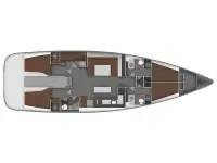 Bavaria Cruiser 55 /5cab - Layout image