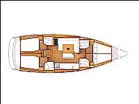 Sun Odyssey 479 /4cab - Layout image