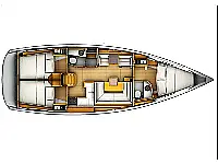 Sun Odyssey 409 /3cab - Layout image