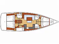 Oceanis 48 /5cab - Layout image