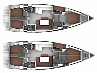 Bavaria Cruiser 51 - Layout image