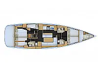 Jeanneau 54 /6cab - Layout image