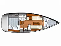 Sun Odyssey 33i - Layout image