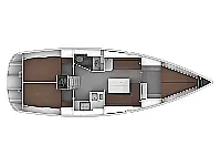 Bavaria Cruiser 36 - Layout image