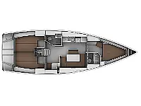 Bavaria Cruiser 40 /3cab - Layout image