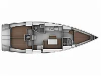 Bavaria Cruiser 40 - Layout image