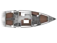 Bavaria Cruiser 51 - Layout image