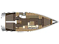 Dufour 382 GL - Layout image