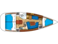 Sun Odyssey 35 - Layout image