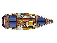 Sun Odyssey 45 - Layout image