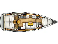 Sun Odyssey 409 - Layout image