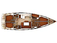 Bavaria Cruiser 51 - Layout image