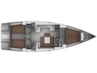 Bavaria 45 Cruiser - Layout image