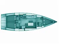 Bavaria Cruiser 40 - Layout image