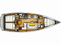 Sun Odyssey 419 - Layout image